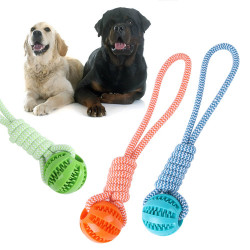 Dog Toys Rubber Chew Interactive Dog Balls