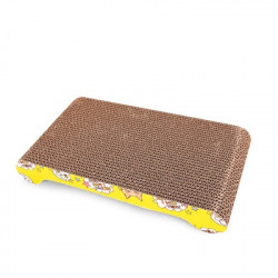 Cat Scratching Board Pad Bed Scratcher Toy Kitten Corrugated Scratch Board Pad Scratcher Bed Mat Claws Care