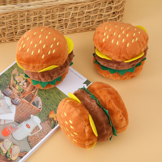 Burger Plush Dogs Toy